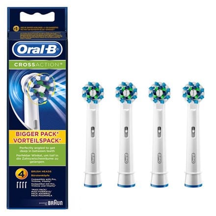 ⁨Oral-B | EB50-4 | Toothbrush replacement | Heads | For adults | Number of brush heads included 4 | Number of teeth brushing mode⁩ w sklepie Wasserman.eu