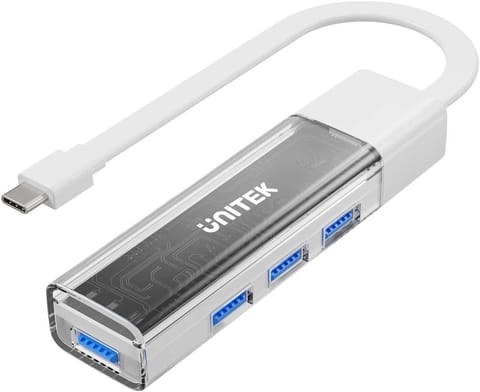 ⁨Unitek Hub dwukierunkowy USB C/USB A 5Gbps biały⁩ w sklepie Wasserman.eu