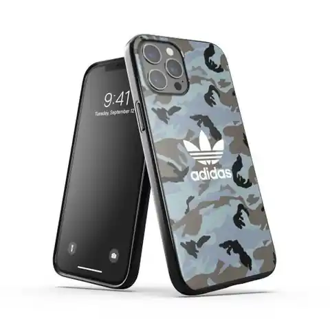 ⁨Adidas OR SnapCase Camo iPhone 12 Pro Ma x niebiesko/czarny 43703⁩ w sklepie Wasserman.eu