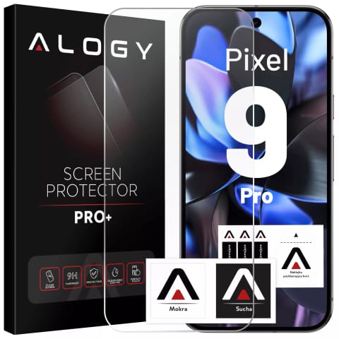 ⁨Szkło hartowane do Pixel 9 Pro ochronne szkiełko na ekran 9H Alogy Heavy Pro+™️⁩ w sklepie Wasserman.eu