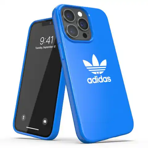 ⁨Adidas OR SnapCase Trefoil iPhone 13 Pro / 13 6,1" blue/bluebird 47099⁩ at Wasserman.eu