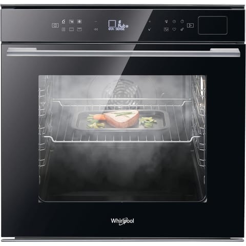 ⁨Whirlpool W7 OS4 4S1 P BL 73 L 3650 W A+ Black⁩ at Wasserman.eu
