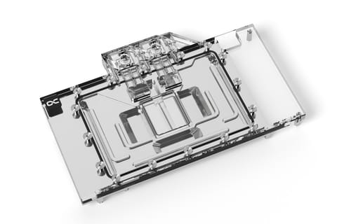 ⁨Alphacool Ice Block Aurora GPX-N RTX 4090 with Backplate AMP - Acrylic⁩ at Wasserman.eu