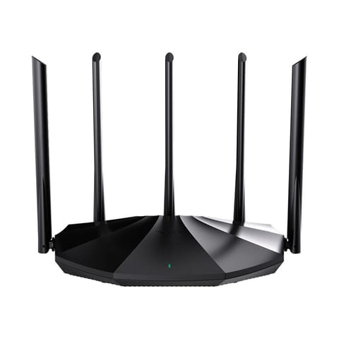 ⁨Tenda TX2 Pro router bezprzewodowy Gigabit Ethernet Dual-band (2.4 GHz/5 GHz) Czarny⁩ w sklepie Wasserman.eu