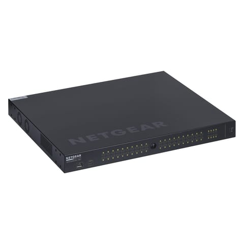 ⁨NETGEAR GSM4248PX-100EUS network switch Managed L2/L3/L4 Gigabit Ethernet (10/100/1000) Power over Ethernet (PoE) Black⁩ at Wasserman.eu