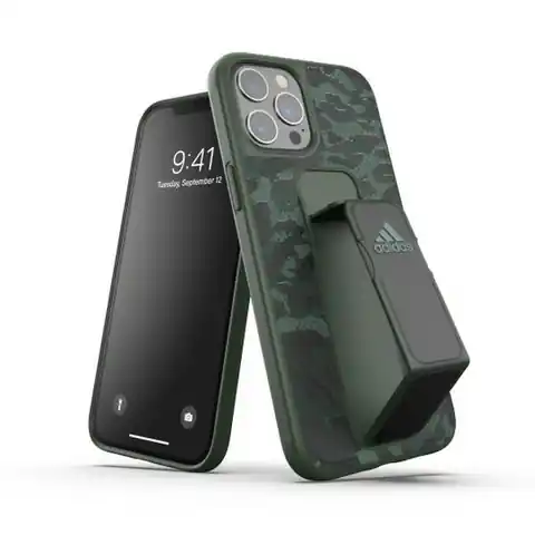 ⁨Adidas SP Grip Case Leopard iPhone 12 Pro Max green/green 43723⁩ at Wasserman.eu