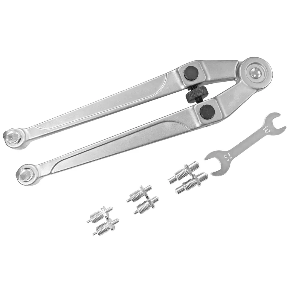 ⁨Nut wrench with holes. frontal, 18x100mm, proline "hd"⁩ at Wasserman.eu