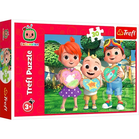 ⁨Puzzle 30 elementów Cocomelon Bawmy się razem⁩ w sklepie Wasserman.eu