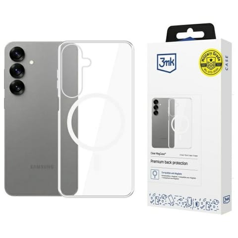 3MK Clear MagCase Sam S25 kompatybilny z MagSafe w sklepie Wasserman.eu