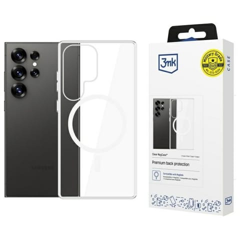 3MK Clear MagCase Sam S25 Ultra kompatybilne z MagSafe w sklepie Wasserman.eu