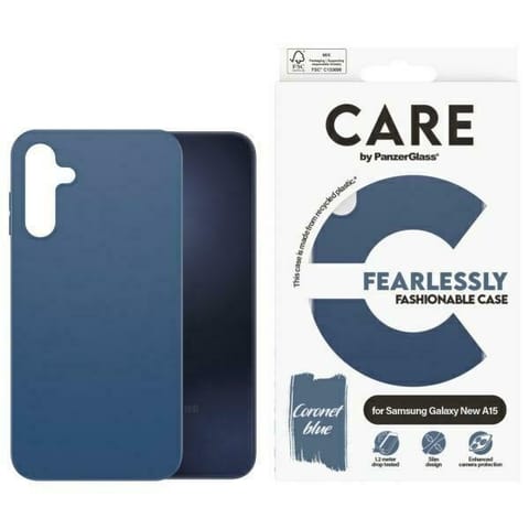 ⁨CARE by PanzerGlass Fashion Case Sam A16  / A16 5G niebieski/blue 3804⁩ w sklepie Wasserman.eu