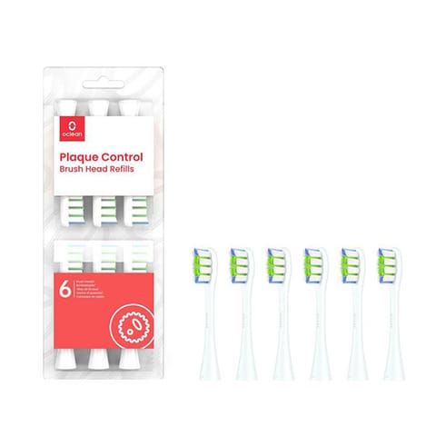 ⁨Oclean wymienna końcówka Plaque Control Medium P1C1 W06, białe⁩ w sklepie Wasserman.eu