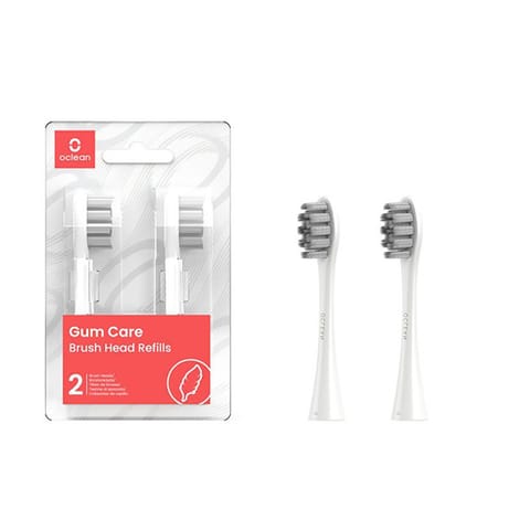 ⁨Tips for sonic toothbrush Oclean Gum Care W02 (2 pcs; white)⁩ at Wasserman.eu