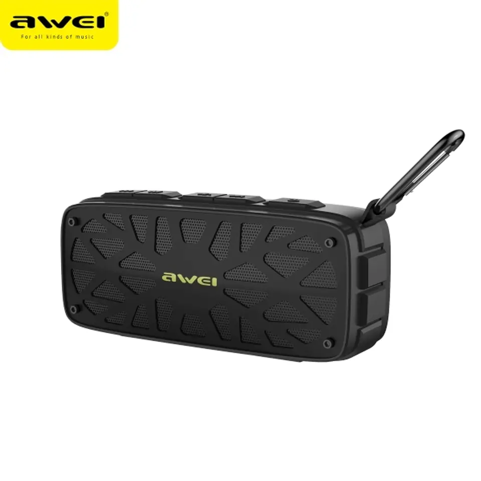 ⁨AWEI głośnik Bluetooth Y330czarny/black⁩ w sklepie Wasserman.eu