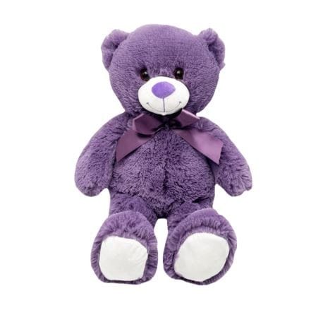 Violet Teddy Bear 35 cm at Wasserman.eu