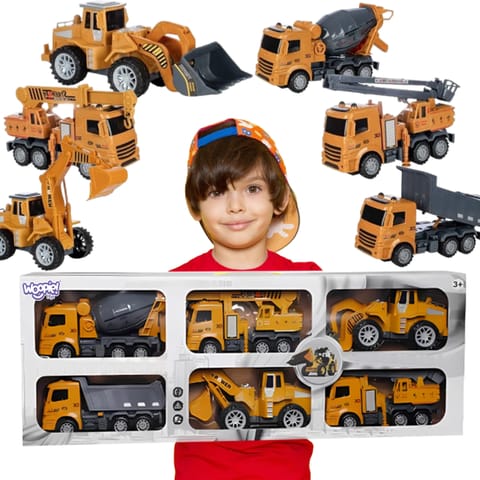 ⁨WOOPIE Wielki Zestaw Auta Budowlane 6w1⁩ w sklepie Wasserman.eu