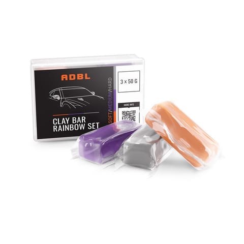 ⁨ADBL Clay Bar Rainbow Set 3x50g - zestaw trzech glinek do lakieru⁩ w sklepie Wasserman.eu