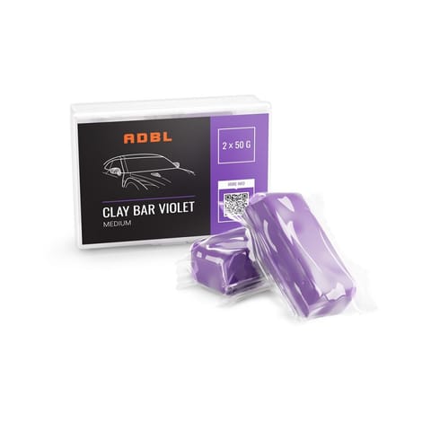 ⁨ADBL Clay Bar Violet 2x50g - średnio twarda glinka do lakieru⁩ w sklepie Wasserman.eu