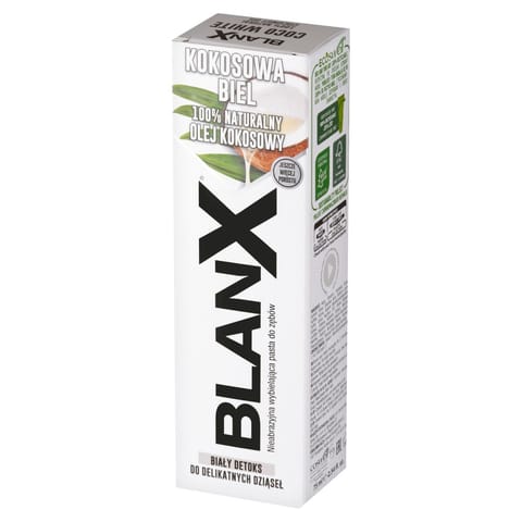 ⁨Blanx Pasta do zębów wybielająca Kokosowa Biel  75ml⁩ w sklepie Wasserman.eu