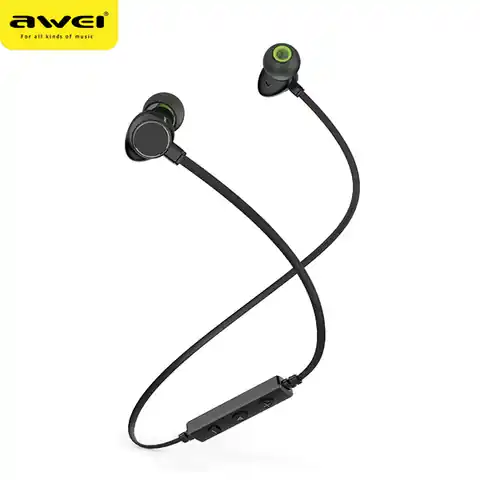 ⁨AWEI słuchawki sportowe Bluetooth WT30BL czarny/black⁩ w sklepie Wasserman.eu