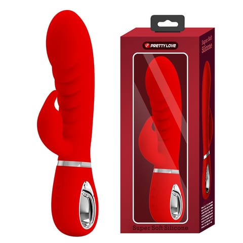 Wibrator Prescott Red 20cm Pretty Love w sklepie Wasserman.eu