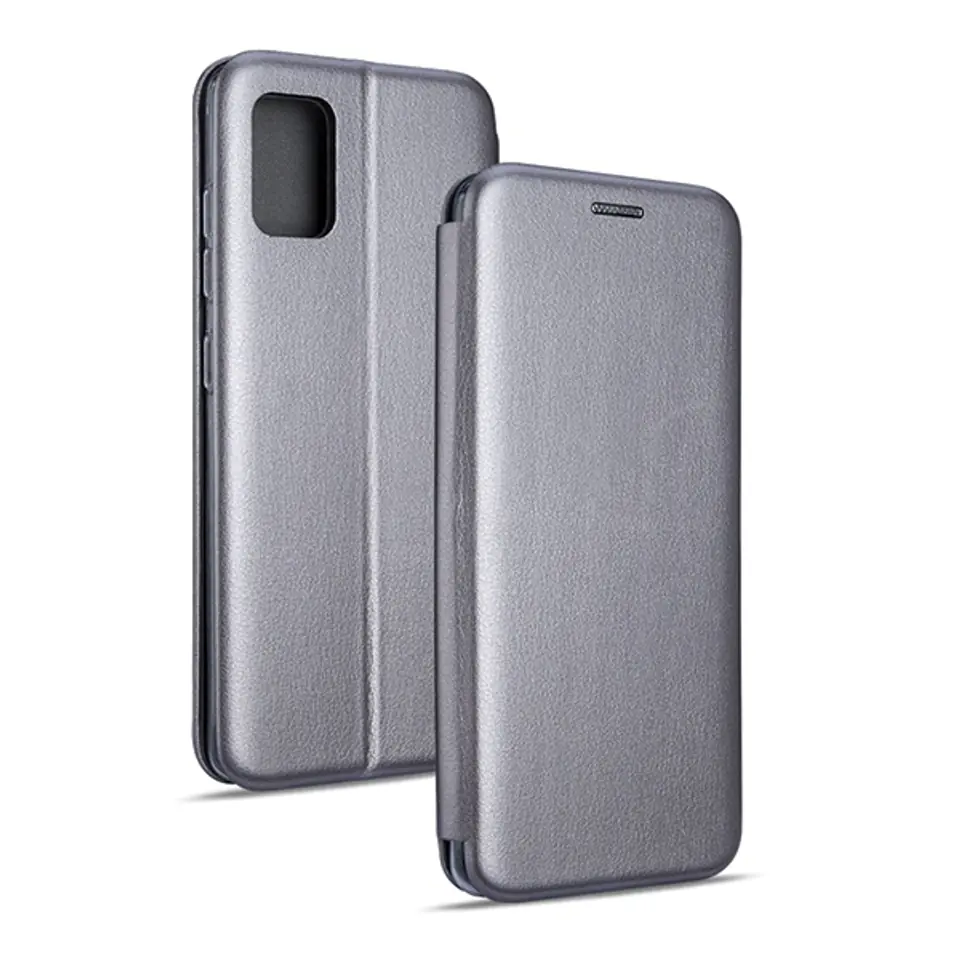 ⁨Beline Magnetic Book Case Samsung A20s A207 Steel/Steel⁩ at Wasserman.eu