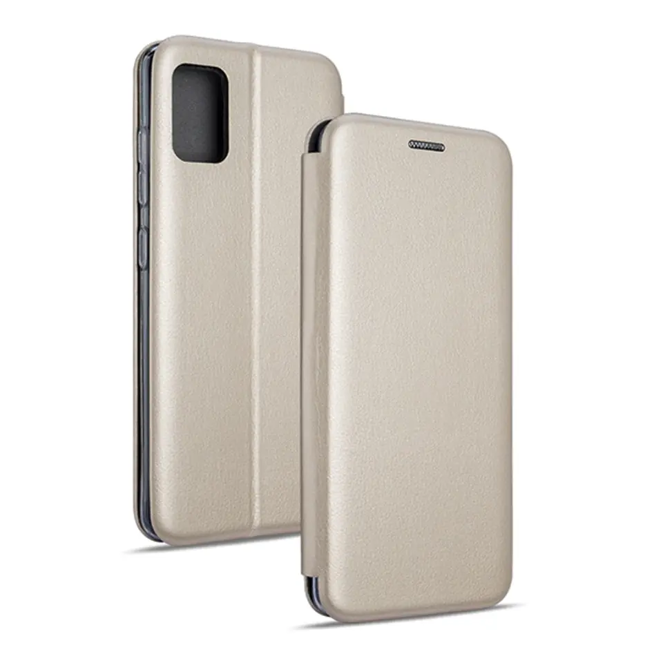 ⁨Beline Magnetic Book Case Samsung A20s A207 gold/gold⁩ at Wasserman.eu