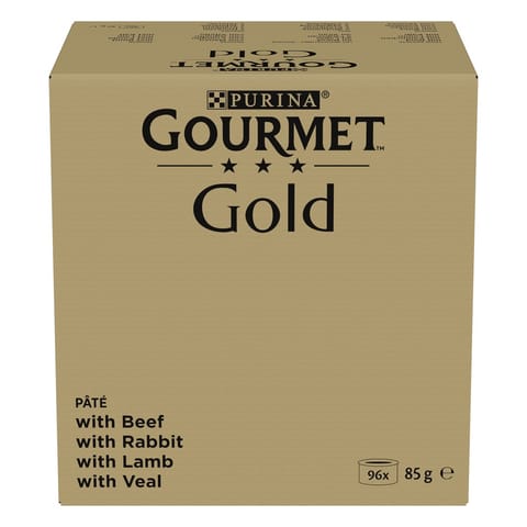 ⁨PURINA GOURMET GOLD Mus Mix 4 Flavors - wet cat food - 96x85g⁩ at Wasserman.eu