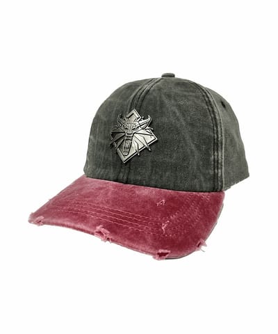 ⁨Cap Good Loot The Witcher 3 Vintage Baseball Hat Black, Burgundy⁩ at Wasserman.eu