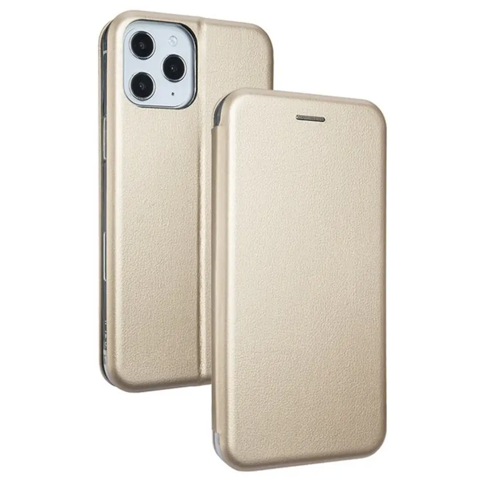 ⁨Beline Magnetic Book Case iPhone iPhone 12 Pro Max 6.7" gold/gold⁩ at Wasserman.eu