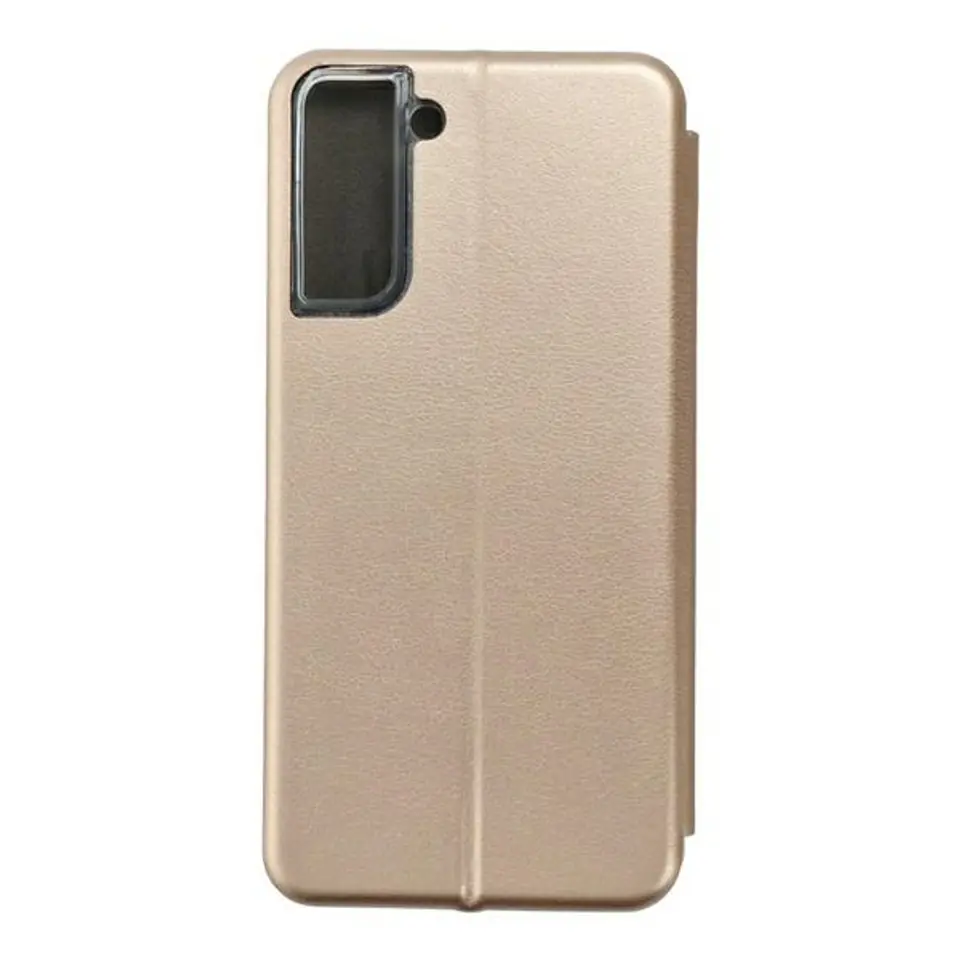 ⁨Beline Magnetic Book Case Samsung A22 4G LTE gold/gold⁩ at Wasserman.eu