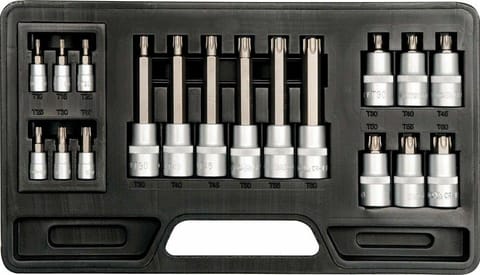 ⁨YT. SHANK WRENCHES 18 pcs. TORX T10-T60 mm⁩ at Wasserman.eu