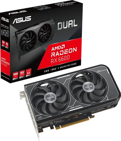 ⁨ASUS Dual -RX6600-8G-V3 AMD Radeon RX 6600 8 GB GDDR6⁩ at Wasserman.eu