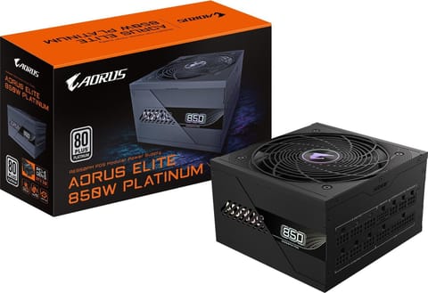 ⁨Gigabyte Aorus Elite Platinum ATX 3.1 850W PSU⁩ at Wasserman.eu