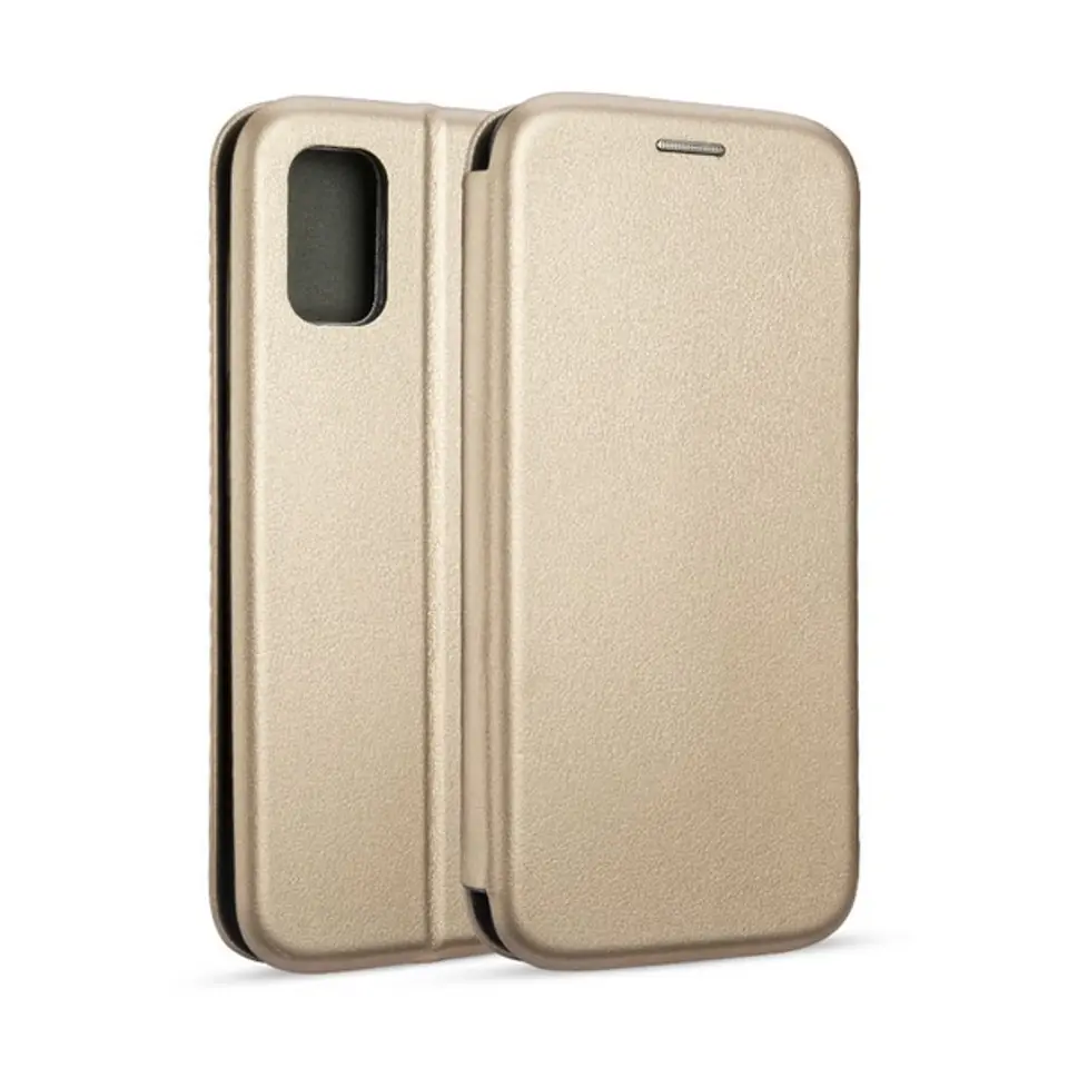 ⁨Beline Magnetic Book Case Samsung A41 A4 gold/gold⁩ at Wasserman.eu