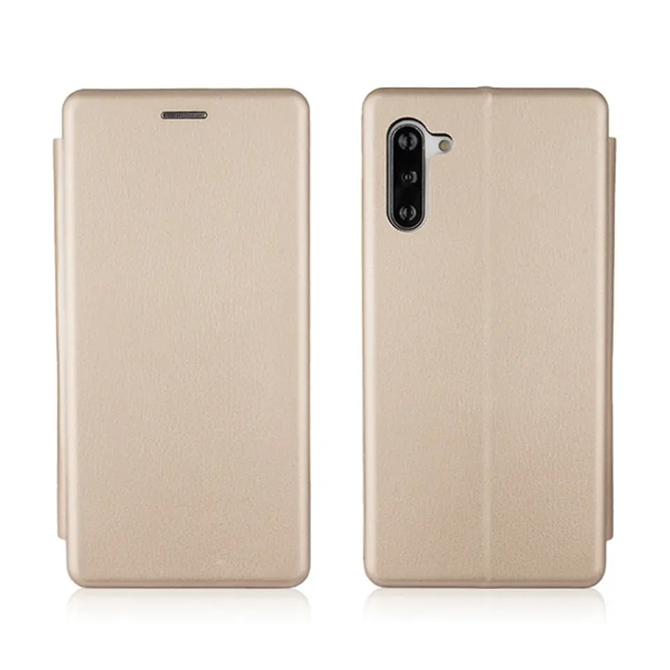 ⁨Beline Magnetic Book Case Samsung Note 10 N970 gold/gold⁩ at Wasserman.eu