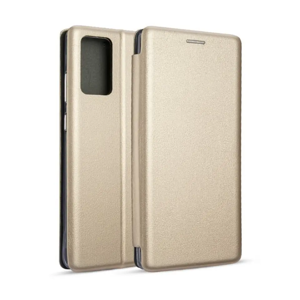 ⁨Beline Magnetic Book Case Samsung Note 20 N980 gold/gold⁩ at Wasserman.eu