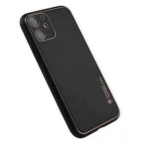 ⁨Beline Leather Case iPhone 12 Pro Max black/black⁩ at Wasserman.eu