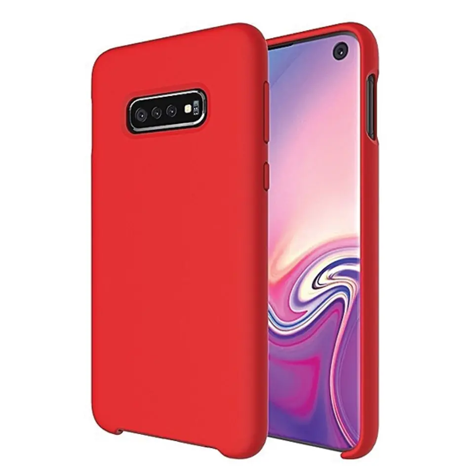 ⁨Beline Etui Silicone Huawei Y5p czerwony/red⁩ w sklepie Wasserman.eu