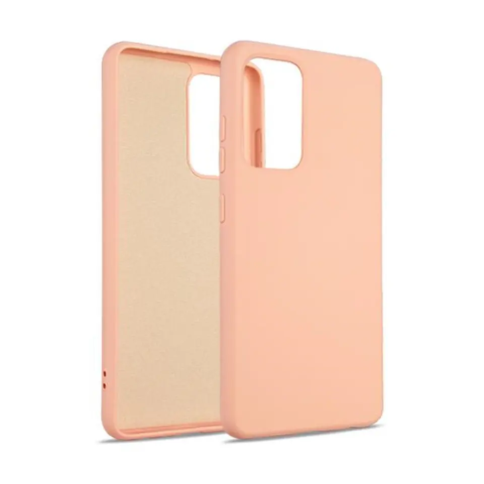 ⁨Beline Silicone Case Samsung A52s/A52 4G/5G gold-pink/pink-gold⁩ at Wasserman.eu