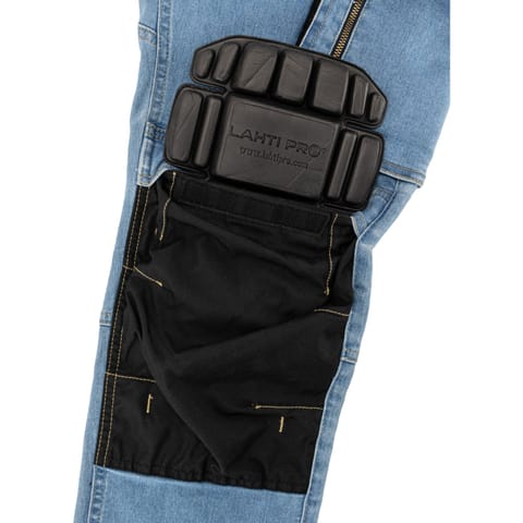 ⁨SPODNIE JEANSOWE JASNONIEB. STRETCH ZE WZMOC. ,XL",CE, LAHTI⁩ w sklepie Wasserman.eu