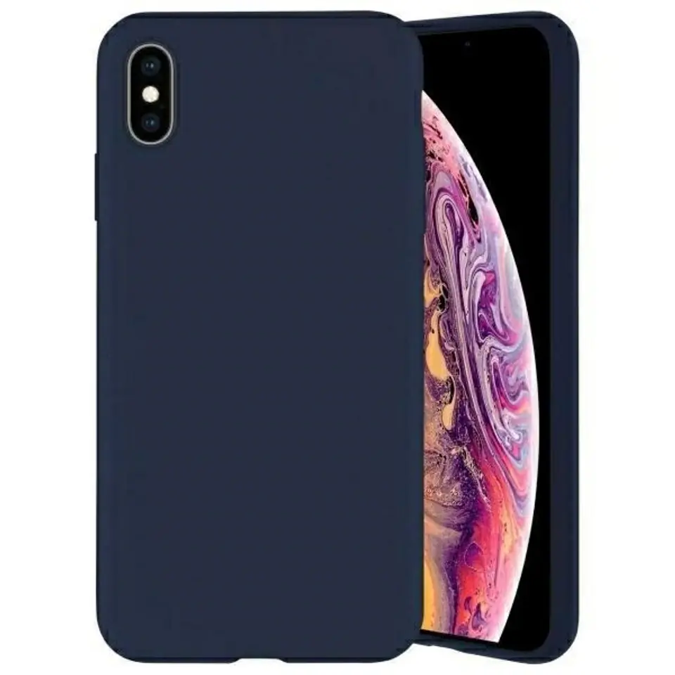 ⁨Beline Silicone Case For Samsung M21 M215 blue/blue⁩ at Wasserman.eu