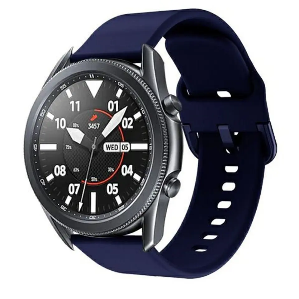 ⁨Beline Watch 20mm Classic strap navy/navy blue⁩ at Wasserman.eu