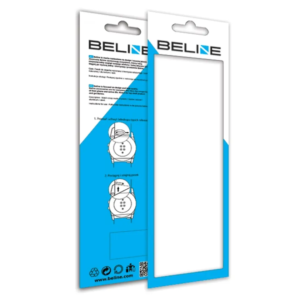 ⁨Beline Watch Strap 22mm Everyday Blue/Blue C-12⁩ at Wasserman.eu