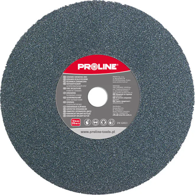 ⁨Ceramic grinding wheel 125x16x12,7mm, 98c silicon carbide, thickness 60, proline⁩ at Wasserman.eu