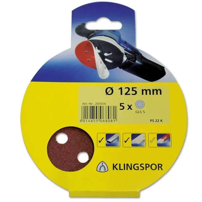 ⁨Krążki ścierne czepne otw.ps22k fi=125 gr.60 szt.5[241625]⁩ w sklepie Wasserman.eu