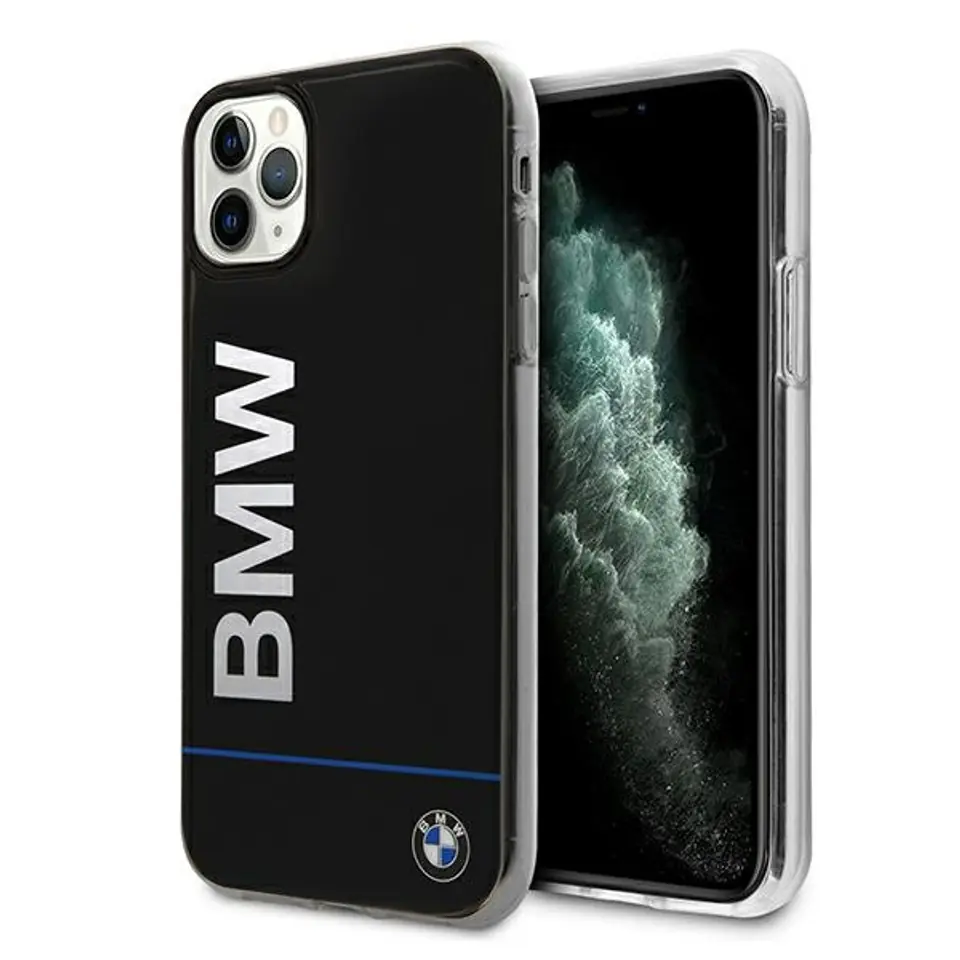 ⁨BMW Case BMHCN58PCUBBK iPhone iPhone 11 Pro 5,8" black/black hardcase Signature Printed Logo⁩ at Wasserman.eu