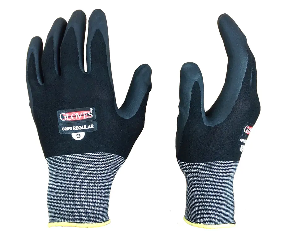 ⁨Rękawice nitr. (grips regular), 12 par, "7", ce, gloves pro⁩ w sklepie Wasserman.eu