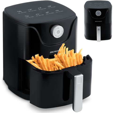 ⁨Frytkownica beztłuszczowa Air fryer Berdsen BD-654 czarna⁩ w sklepie Wasserman.eu