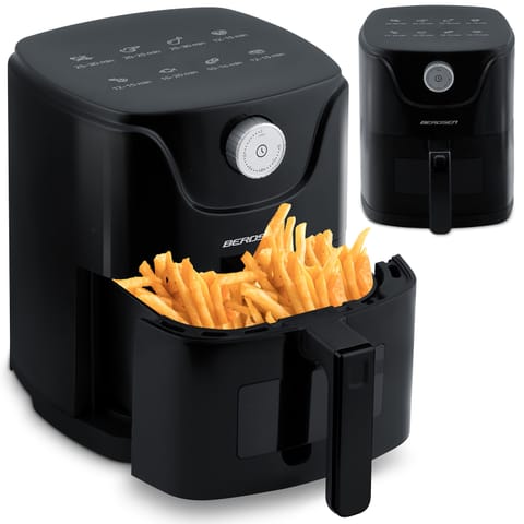 ⁨Frytkownica beztłuszczowa Air fryer Berdsen BD-654 czarna⁩ w sklepie Wasserman.eu